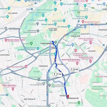 Διαμέρισμα Veerenni Studio, Modern & Central. Ταλίν